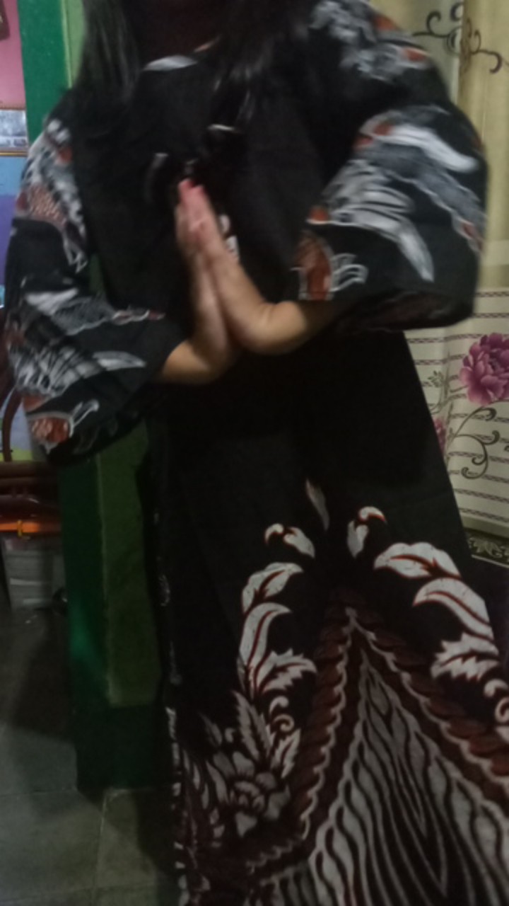 Batik Couple Keluarga Sania Ruffle Ori Ndoro Jowi Dnt