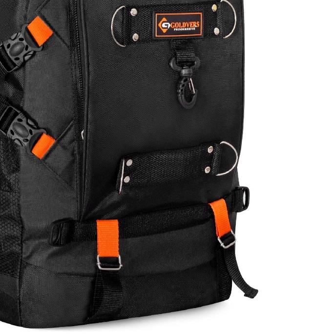 Goldvers Tas Ransel Pria Jumbo Backpack Pakaian Traveling Tas Mudik 50Litter Original Import