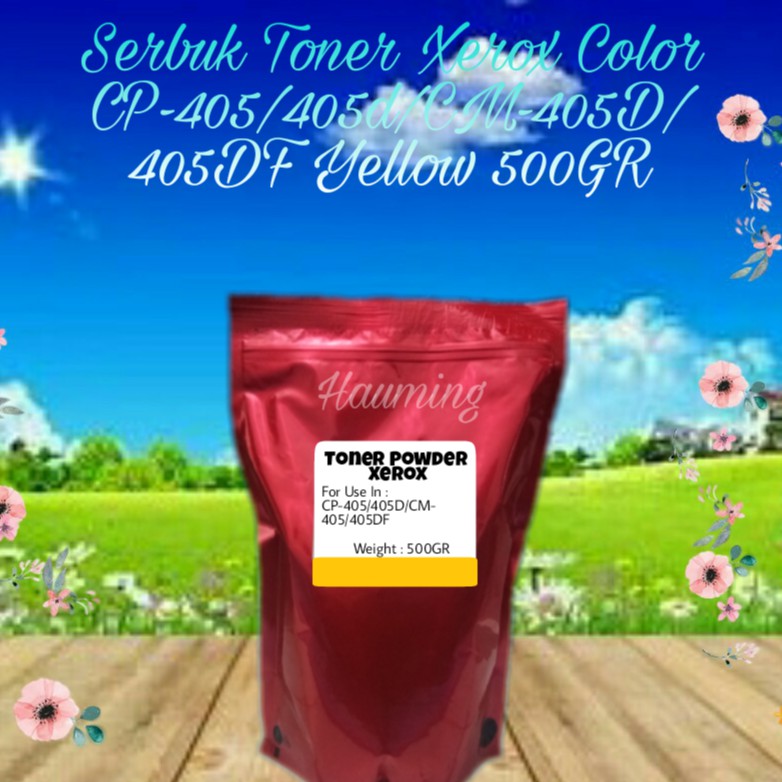 Serbuk Toner Color Xerox CP405 CP405D CM405 CM405D CM405DF CP-405 405D CM-405 405DF Yellow 500gr