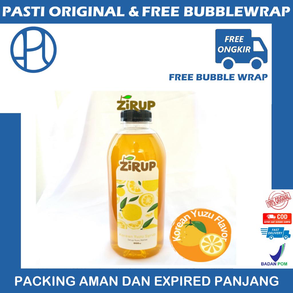 ZIRUP Minuman Sirup Rasa JERUK YUZU KOREA 1L