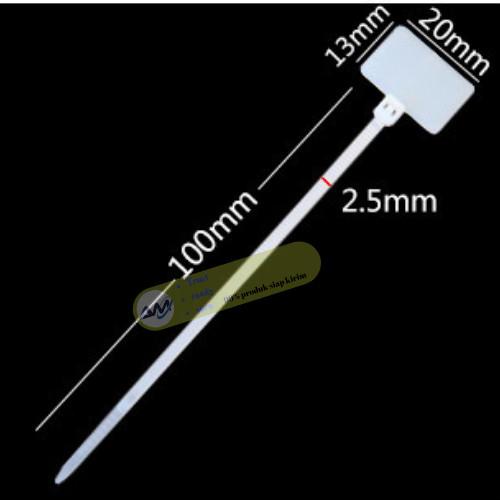 

LABEL Kabel ties Cable tie Maker name tag lan tulis 3x100 100 pcs Best Seller