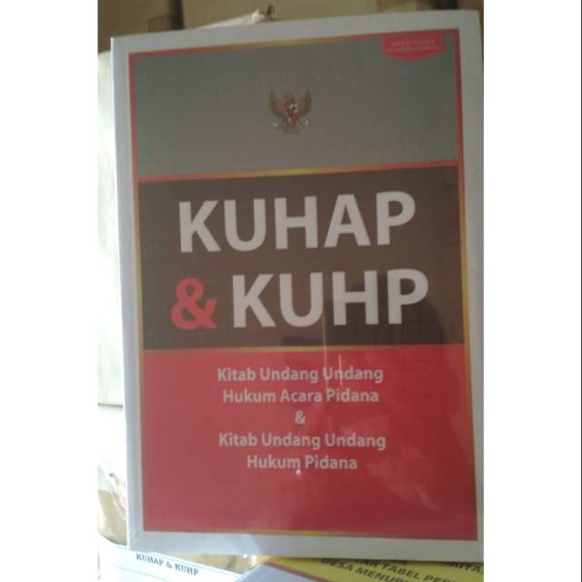 Buku KUHAP dan KUHP