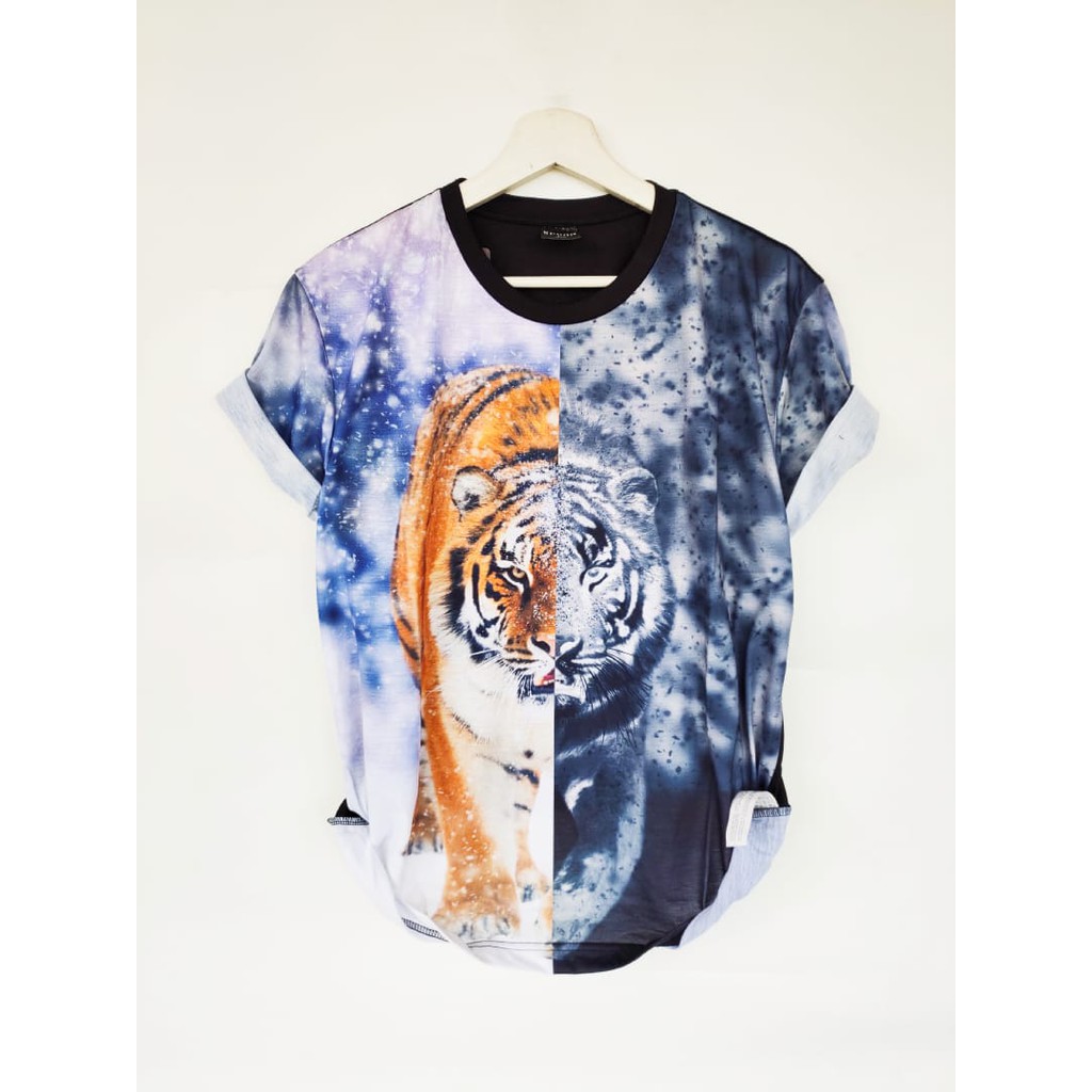  Baju  Kaos  Printing3D Bangkok Thailand  HARIMAU 2 DIMENSI 