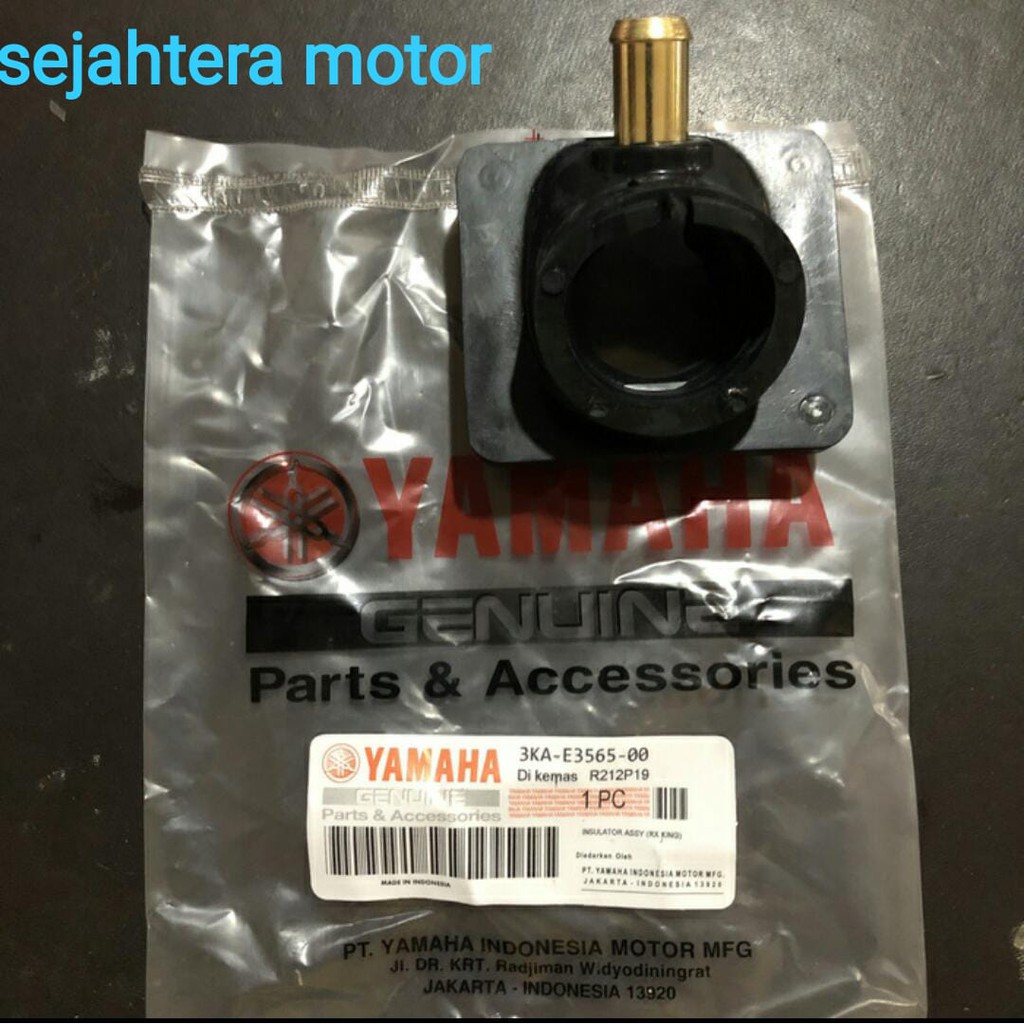 Manipul Insulator Intake Yamaha RX-King RXK Karet Manifold Karbu 3KA ( Sejahtera - 486 )