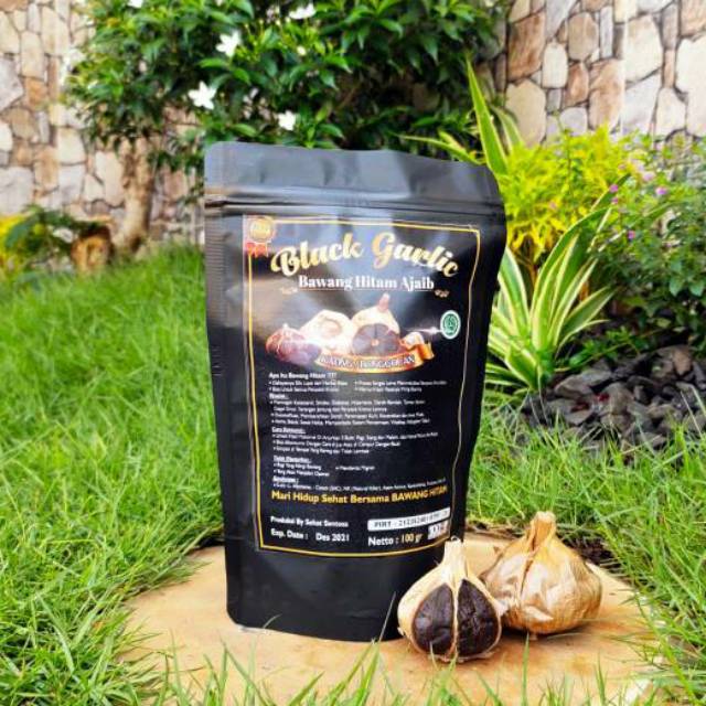 

Black Garlic non alkohol 100gr | Bawang hitam ajaib ( kualitas black garlic El Badr )