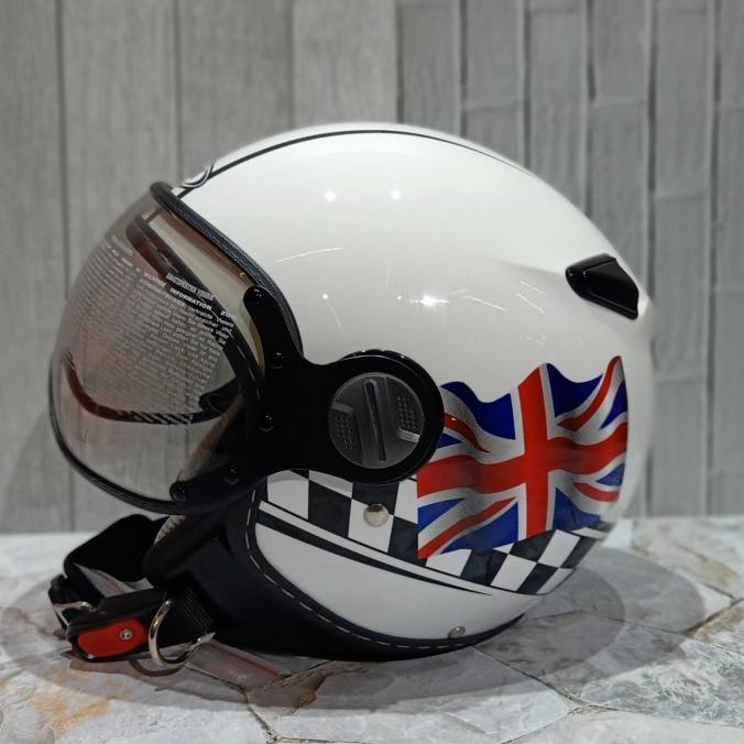 Ready stock  ZEUS ZS-210 WHI DD28 | HELM BOGO ZEUS ORIGINAL | HELM HARIAN
