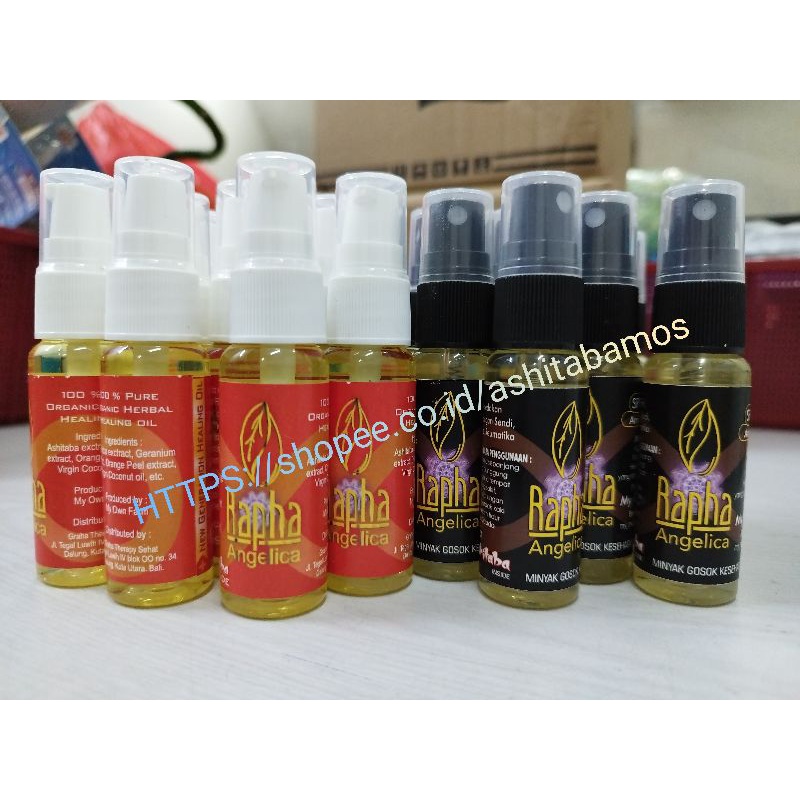 Minyak Gosok ||Rapha Angelica Heal Oil Travel Pack 20ml