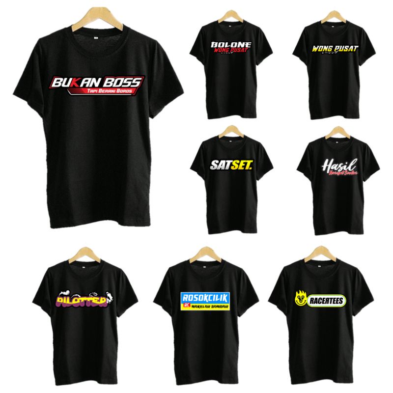 Kaos distro / kaos racing / kaos kata kata / kaos balap/ kaos clothing/ kaos kekinian