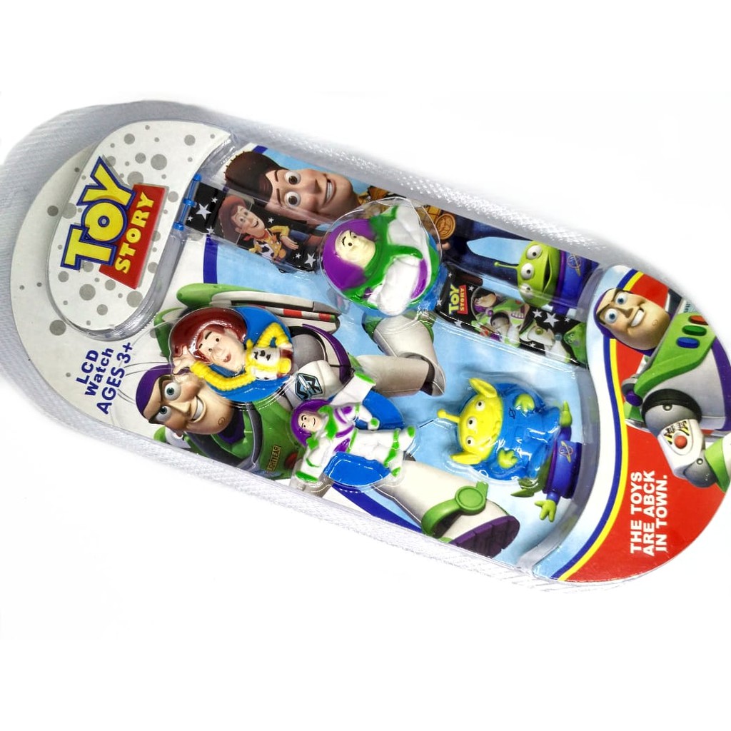 Super Murah! JAM TANGAN ANAK LAKI LAKI SET TOY STORY KEPALA SET DIGITAL DISNEY