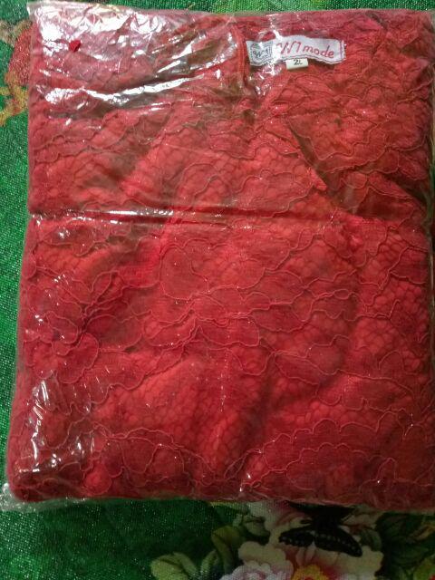 Realpict Stelan Kurung Semi Gamis Naya Bahan Brukat Gliter Rok Plisket Katun Batik Silk