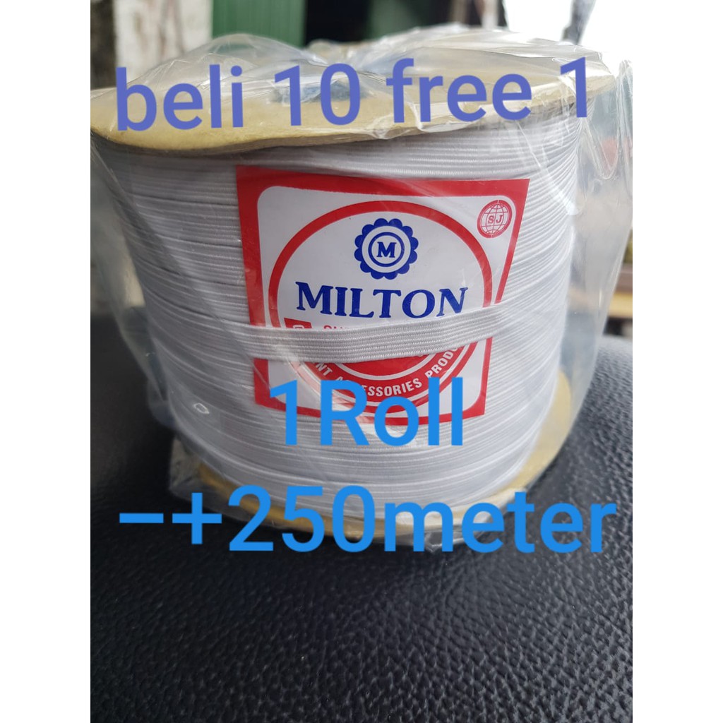 

Tali Karet Gepeng Elastis 8mm-Tali Karet Serba Guna