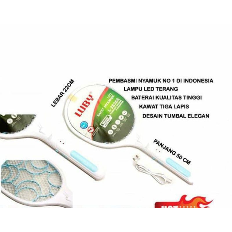 raket nyamuk / raket nyamuk luby / raket nyamuk charger / raket nyamuk luby charger / raket luby