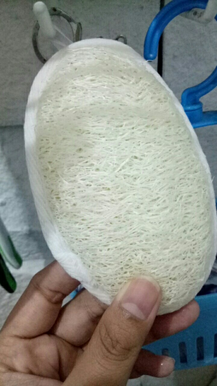 Garudabali Natural Loofah Pad Body Bath Scrub Sponge Spons Mandi Pencerah Kulit Cantik Alami