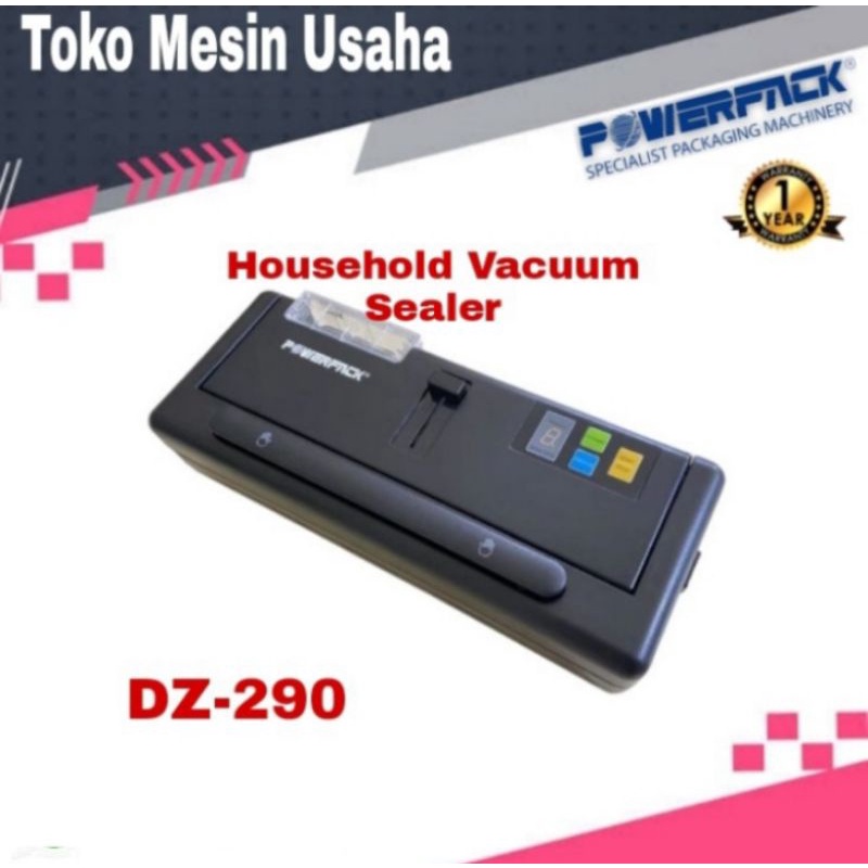 MESIN VACUM SEALER MAKANAN OTOMATIS DZ-290 POWERPACK / VACUUM SEALER OTOMATIS