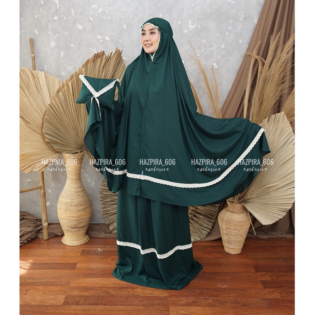 MUKENA DEWASA TRAVELING RAYON RENDA JUMBO