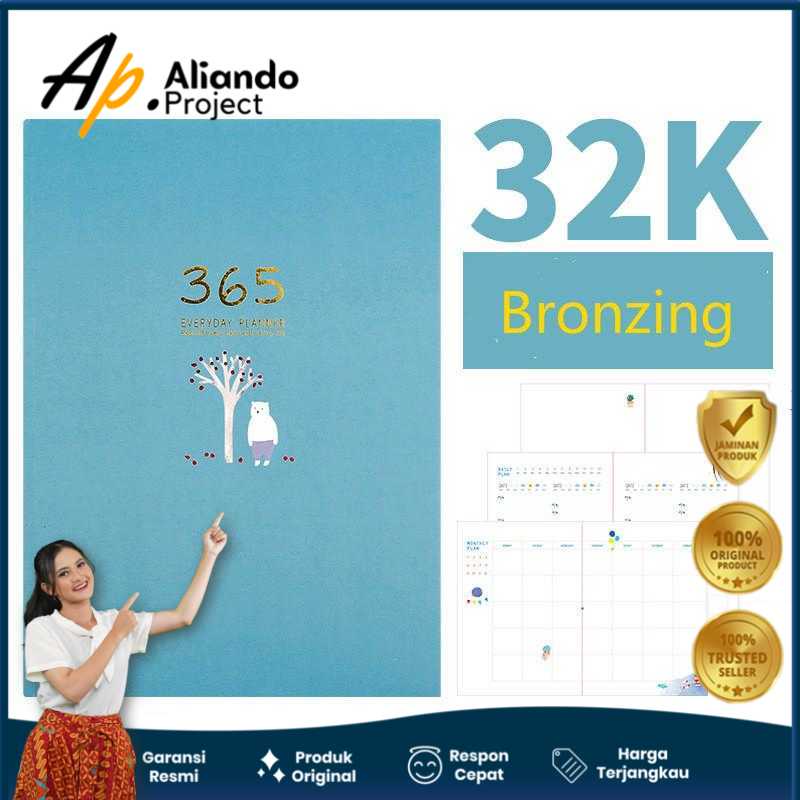 

Buku Diary 365 Hari Hardcover Modern Original Unik Murah Terjangkau Garansi