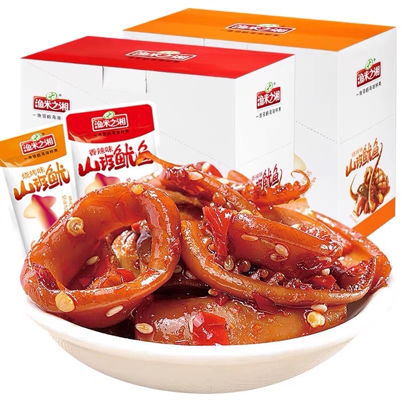 

[HALAL] spicy squid/snack/snack sotong/渔米之相/山珍鱿鱼