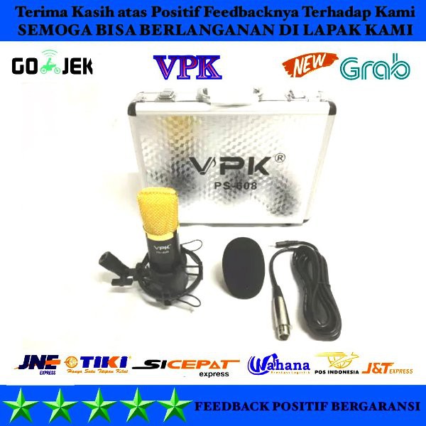 Mic Kabel Condensor VPK PS 608 Studio Recording audio