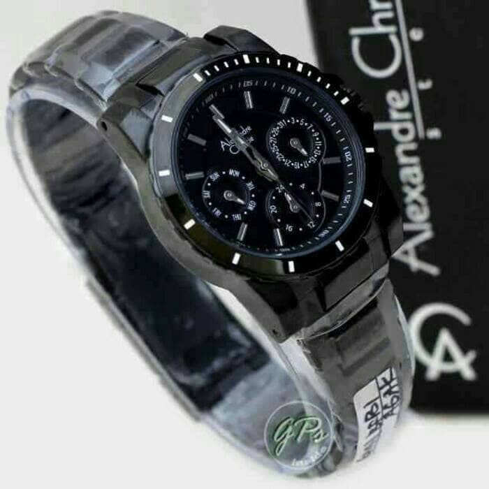 ALEXANDRE CHRISTIE AC 6141WANITA FULL BLACK ORIGINAL
