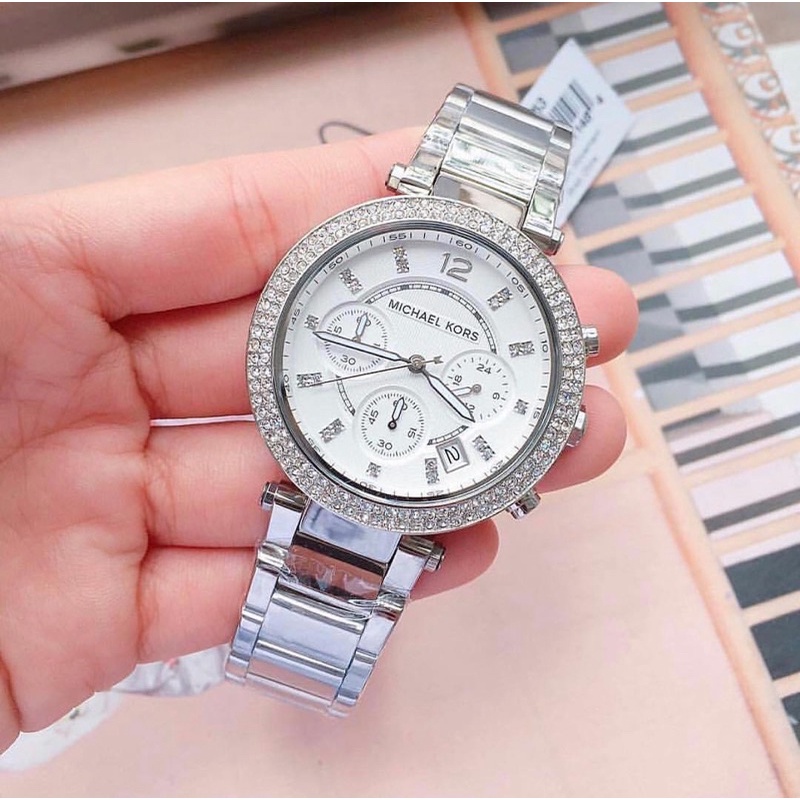 MK Parker Silver Watch
