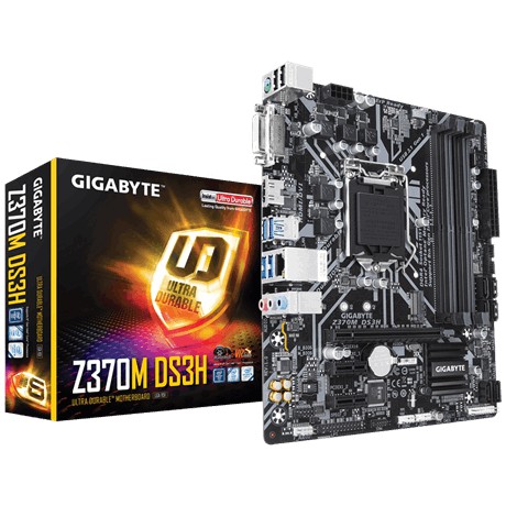 GIGABYTE Z370 DS3H SOCKET 1151 MOTHERBOARD