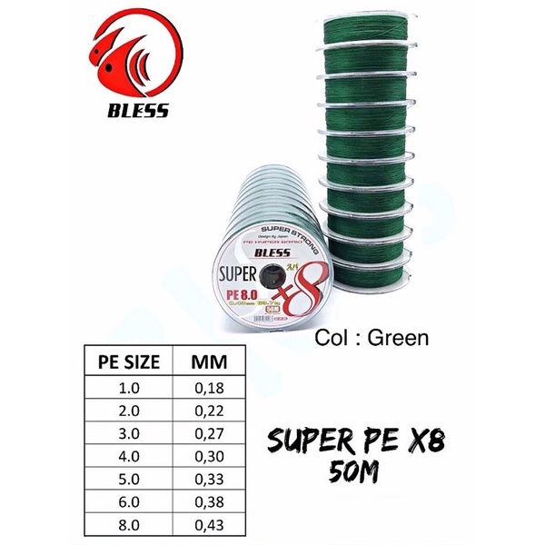 PE BLESS X8 | 50M | CONNECTING