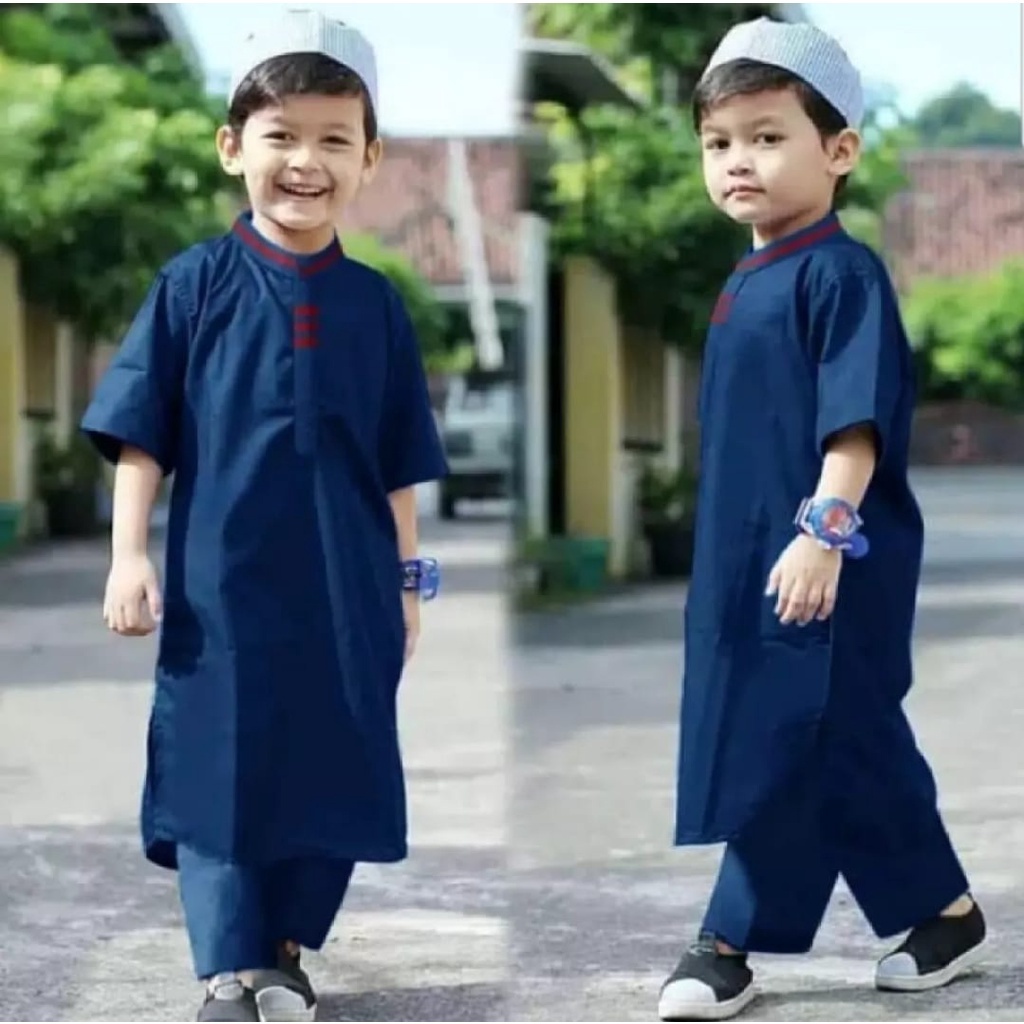 Baju Koko Anak Laki laki Umur 1 2 3 4 5 6 7 8 9 10 Tahun Setelan Koko Kurta Pakistan Kualitas Premium Kerkinian 2022