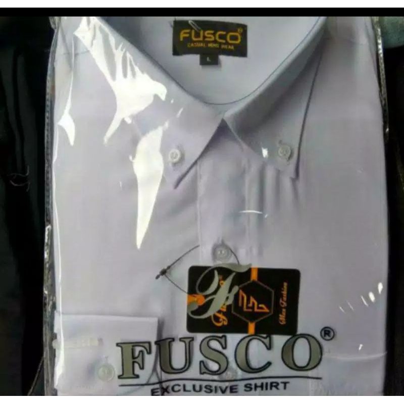 pakaian pria kemeja pria kasual lengan panjang formal kantoran