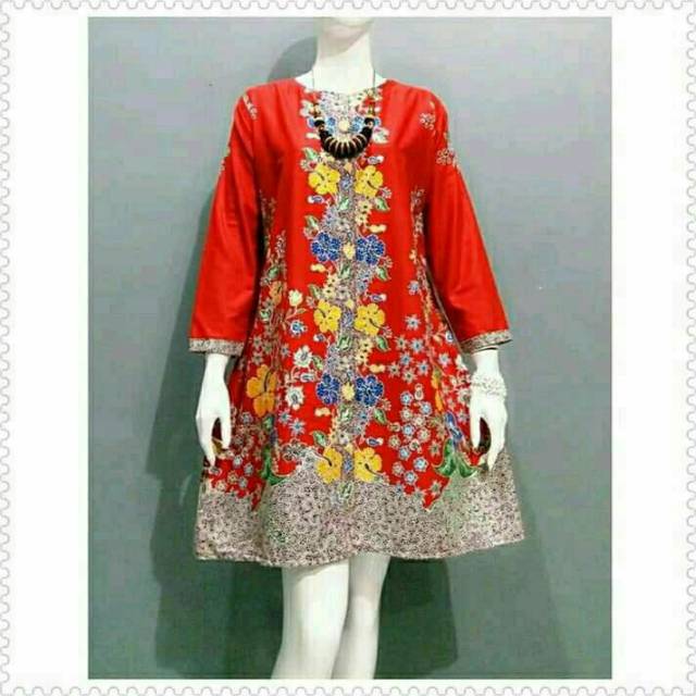 Tunik Jumbo Batik Cantik Batik Big Size Jumbo