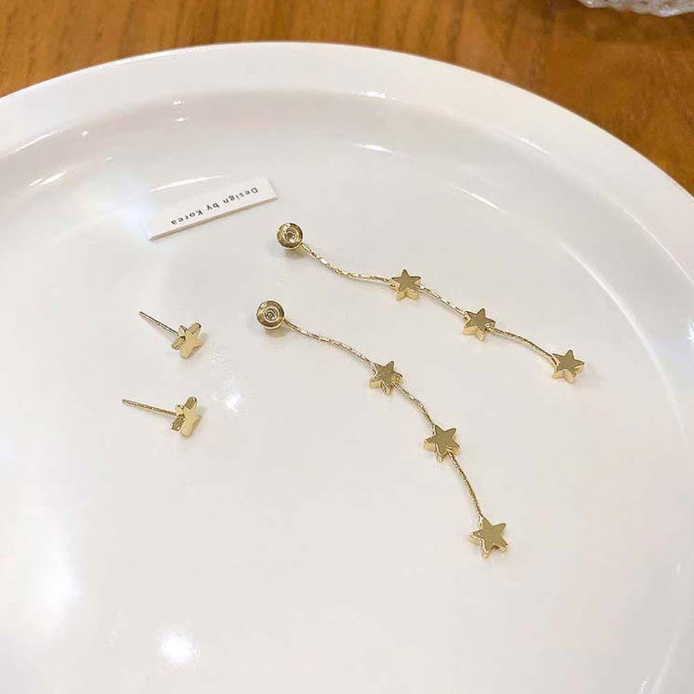 Mxbeauty Bintang Anting Gadis Hadiah Pesta Pernikahan Perhiasan Aksesoris Gaya Korea Drop Earrings Mutiara Ear Studs