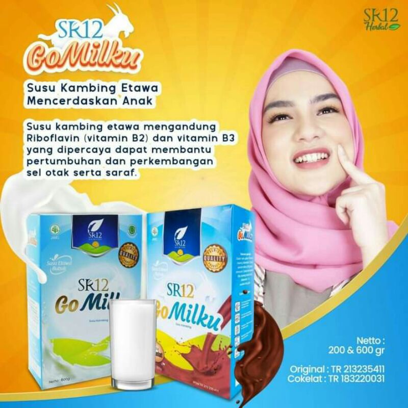 

SUSU BUBUK KAMBING/ GO MILKU SR12 / MEMBANTU MENCERDASKAN OTAK ANAK / PENAMBAH NAFSU MAKAN ANAK