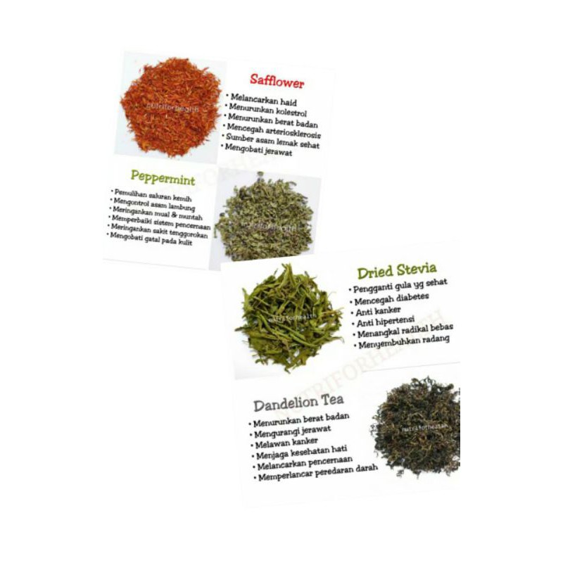 (20 FREE 1) 10gr Teh Bunga Flower Tea Chamomile | Telang | Lavender | Jasmine | Peach Blossom |Apple