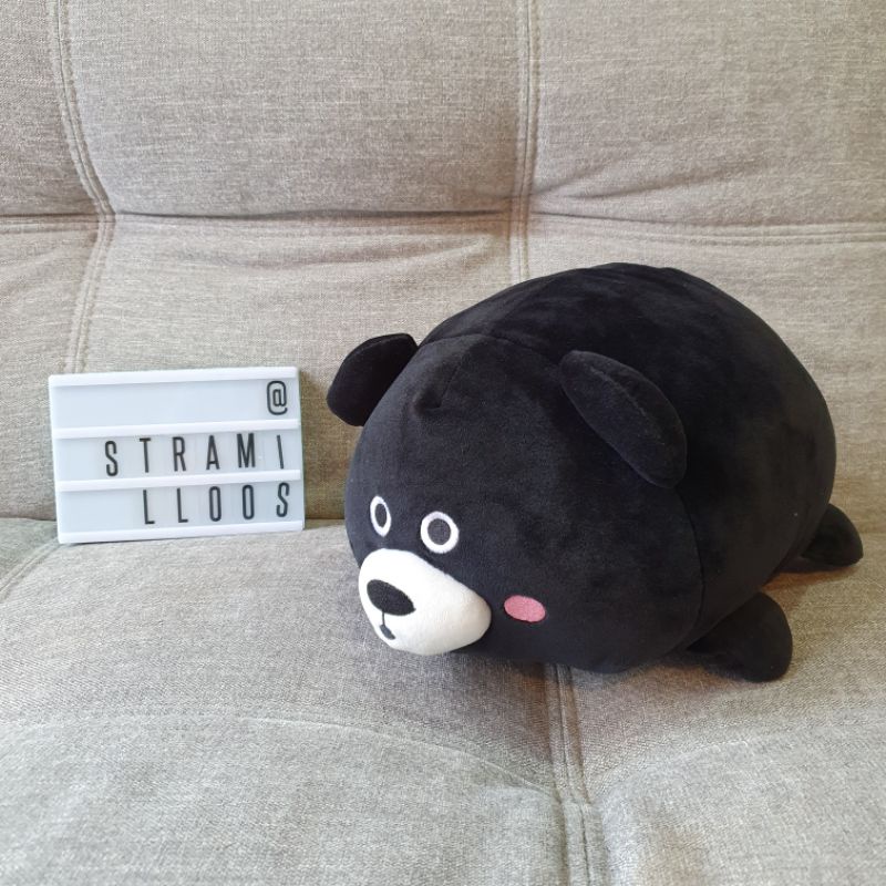 BONEKA MOCHI KURO KUMA MOCCHI SQUISHY PLUSH