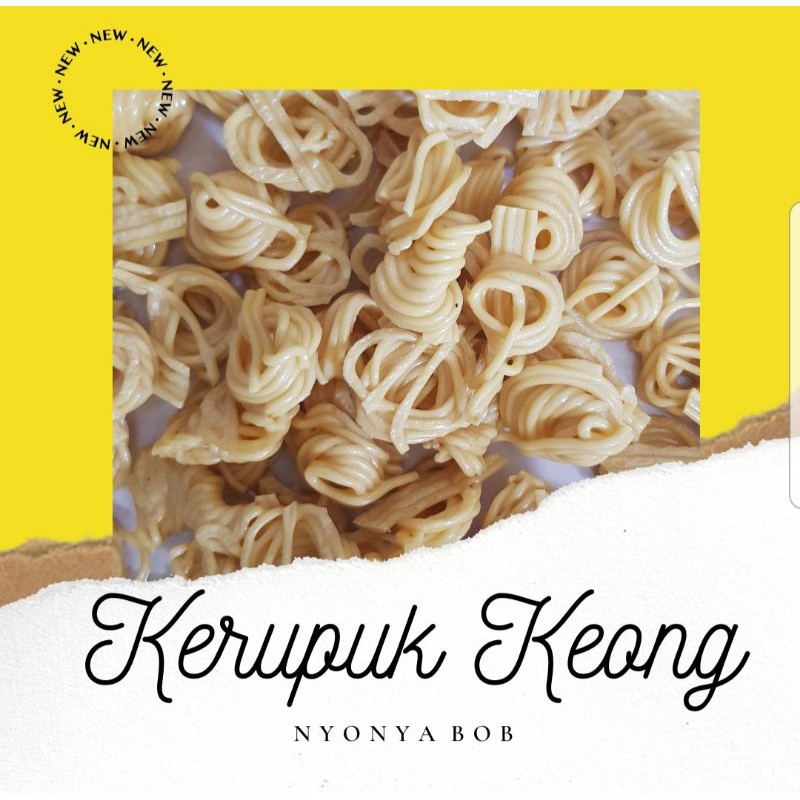 

KRUPUK KEONG MENTAH NYONYA BOB / KERUPUK KEONG