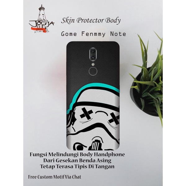 Dapat 2pcs Garskin HP Gome Fenmmy Note Motif trop 2 - Free custom Motif