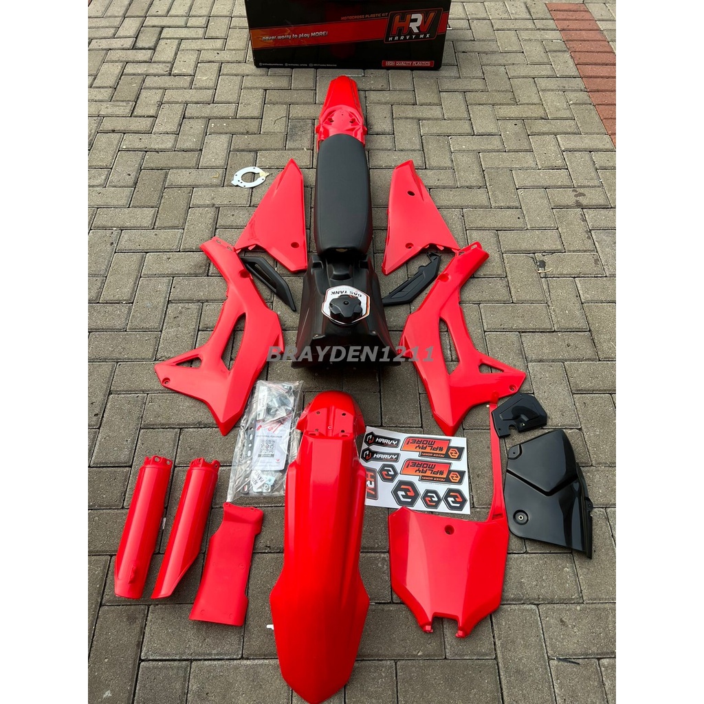 BODY FULL SET KOMPLIT HONDA CRF 450-BODY SET TANGKI DAN JOK CRF 150 / body set crf 450 pnp crf150