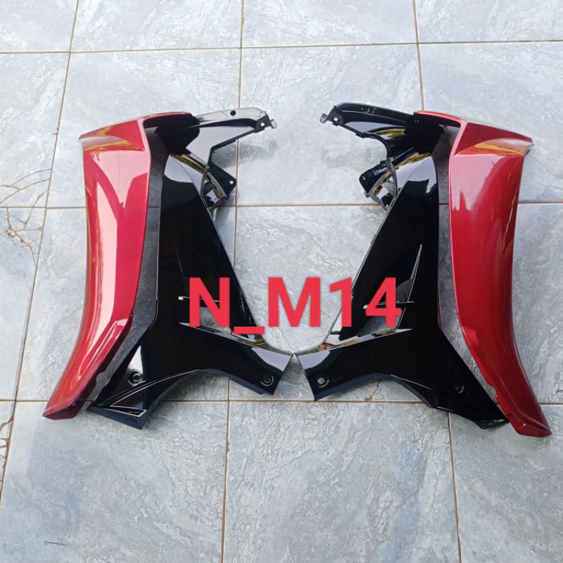 Sayap luar dalam Vega r new 2008 hitam merah