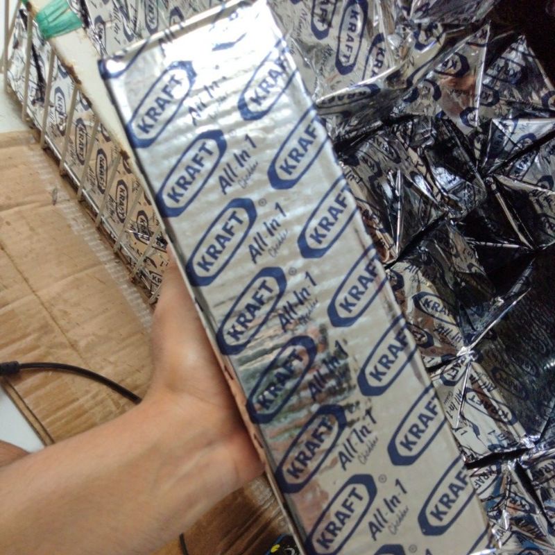 Keju Craft Cheddar All in One / Martabak 2kg + Freepack Bubblewrap-Chedar All in One