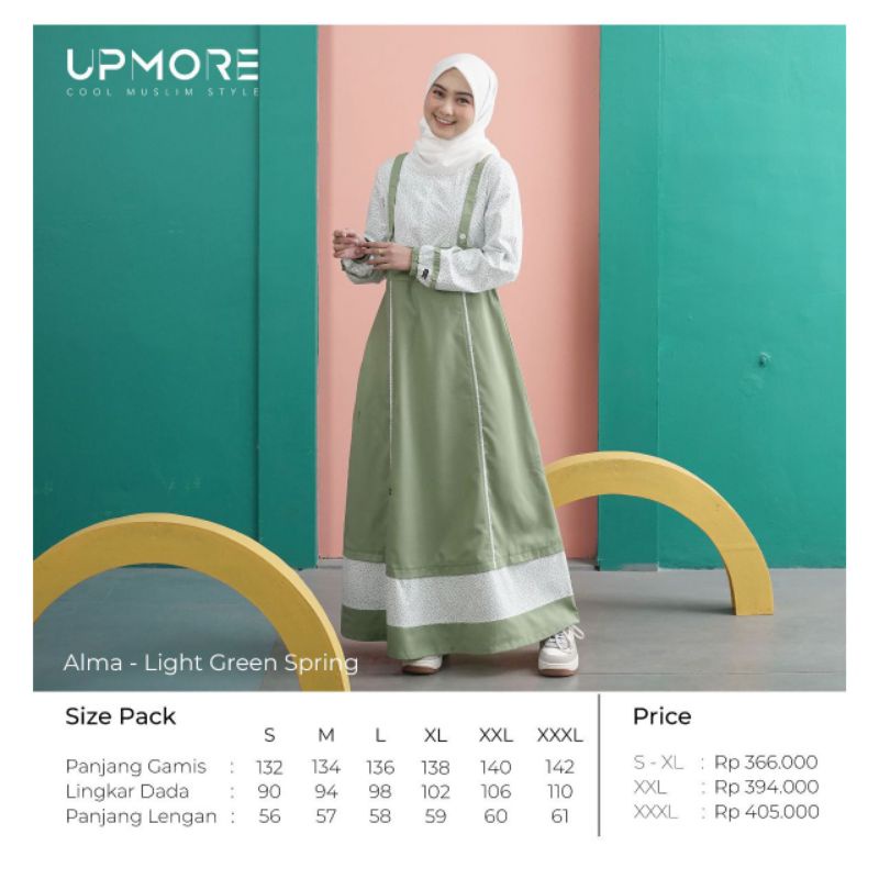 GAMIS UPMORE ALMA LIGHT GREEN SPRING