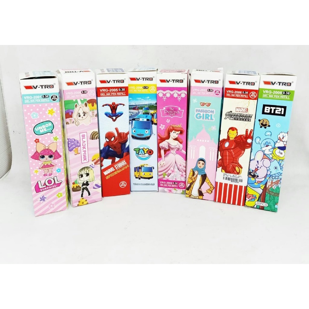 

REFILL BOLPEN GEL / REFILL PULPEN GEL 0.38 / REFILL BALLPOINT