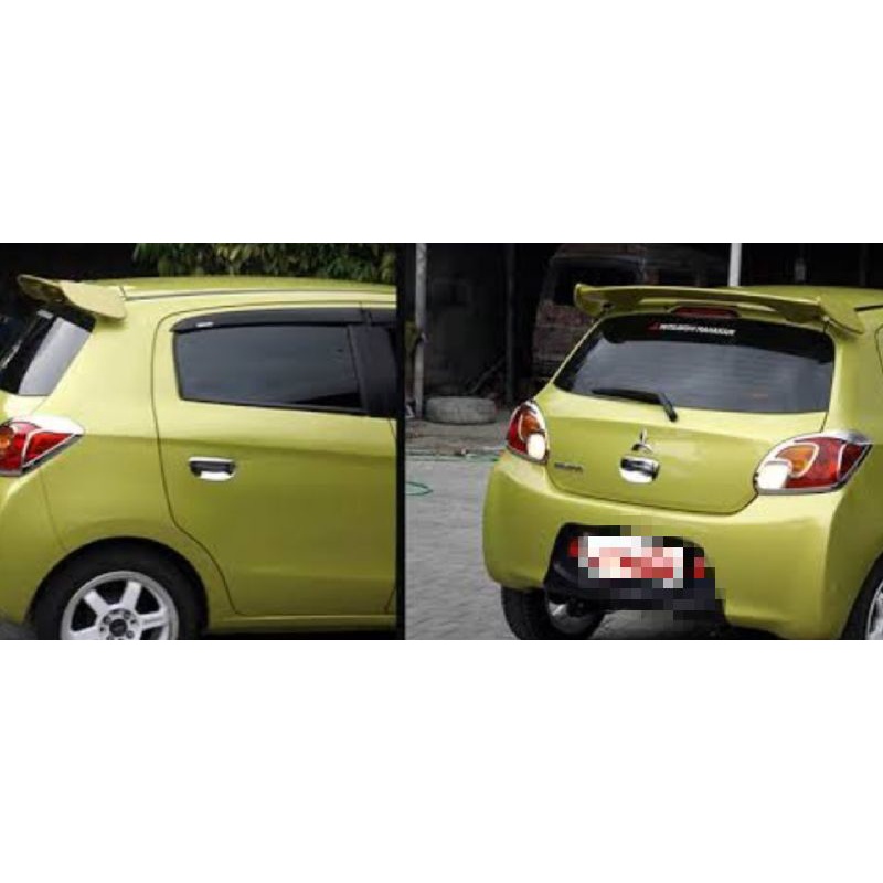 spoiler mitsubishi mirage sayap