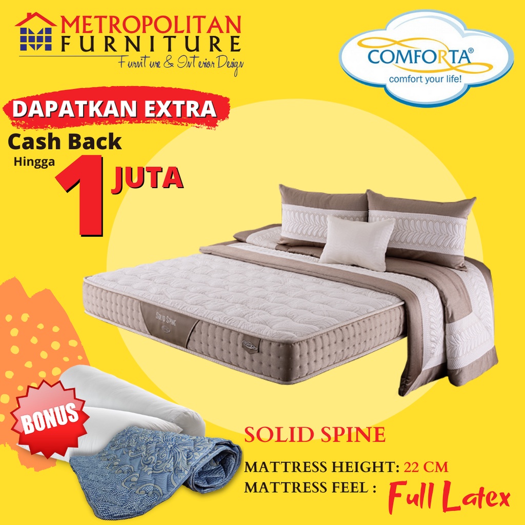 Kasur SpringBed Comforta Solid Spine / Spring bed matras