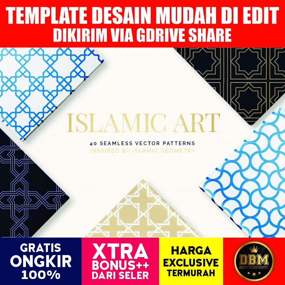 Islamic Art Vector Patterns - Vector Designs