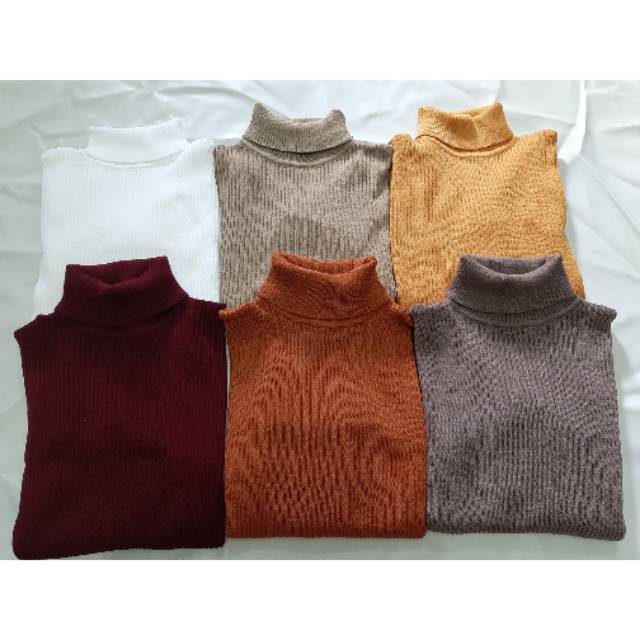 Sweater Turtleneck Premium/Turtleneck Polos/Sweater Rajut Turtleneck