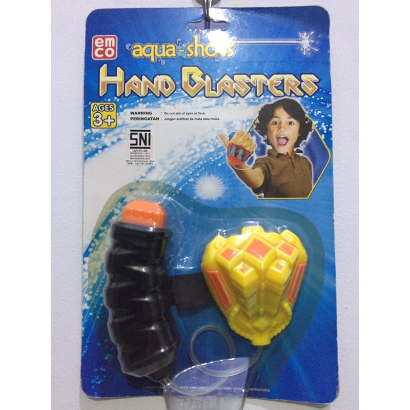 Emco Aqua Shots Hand Blasters Pistol Air Gelang Mainan Anak Laki-Laki