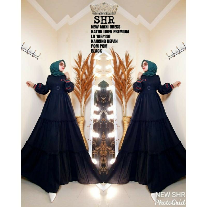 new SHR Maxi dress