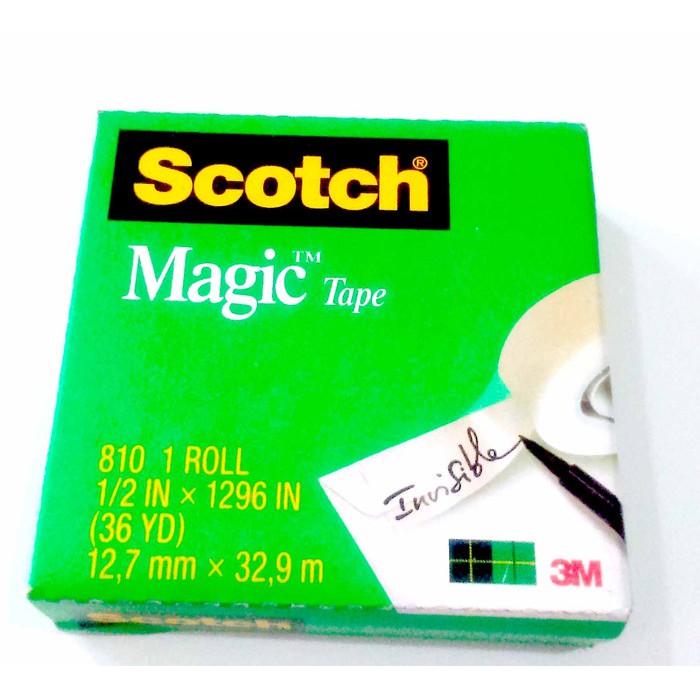 3M Scotch Magic Tape 810 , 1/2 Inch x 36 Yard (PCS)