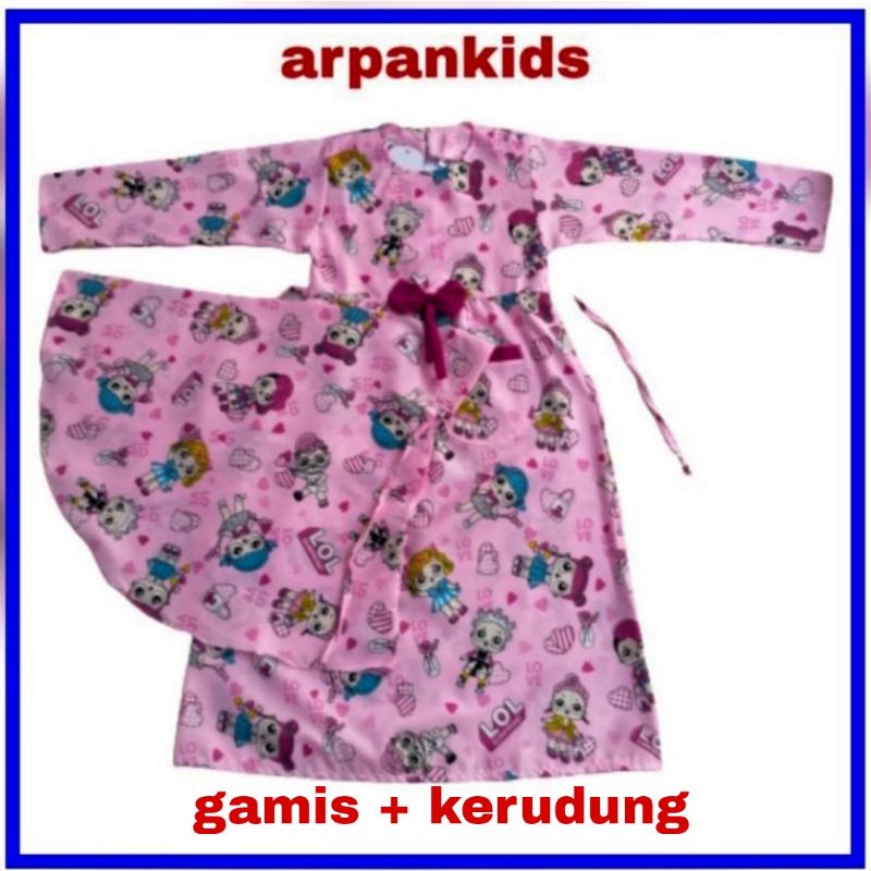 gamis /gamis  anak (2-6 tahun)  (COD)