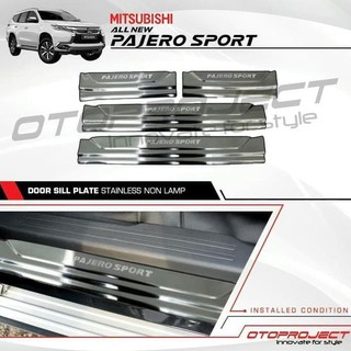 Door Sillplate Sill Plate All New Pajero  Stainless No 