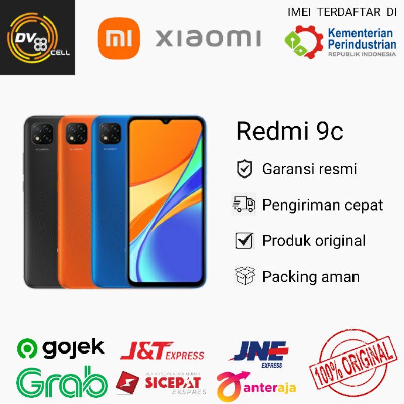 REDMI 9c 3/32 || 4/64 garansi resmi